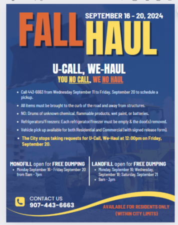 Fall Haul Flyer