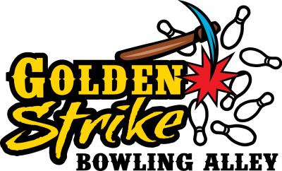 Golden Strike Bowling Alley Logo
