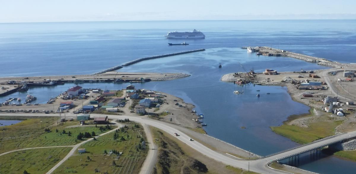 Port of Nome Aerial Photo